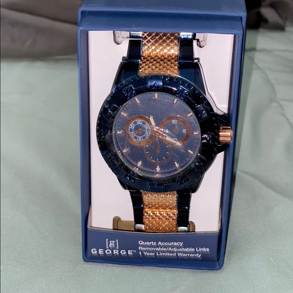 Mens wristwatch/watch George new in box